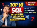 Top 10 SQL Interview Questions for Data Analysts 2026