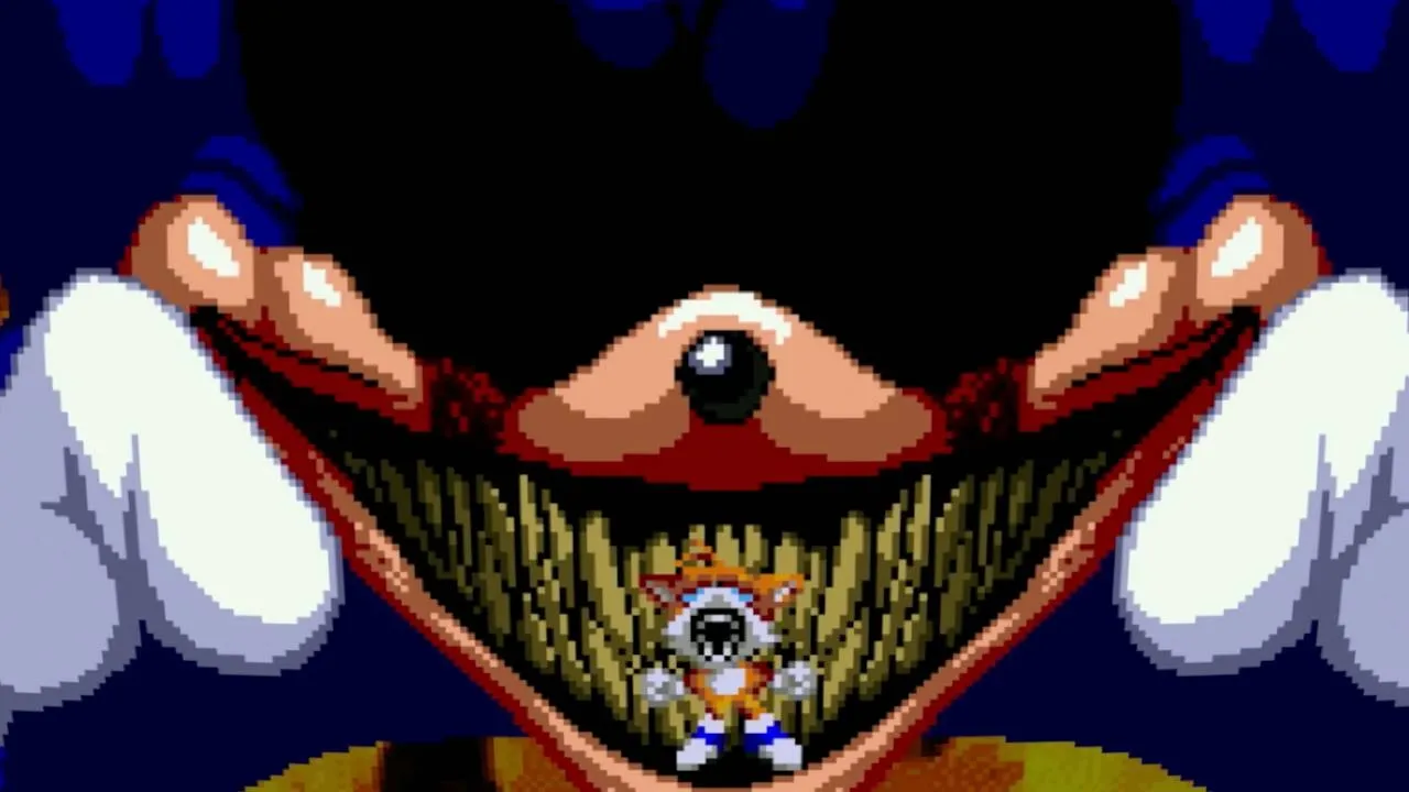 2 Weird Sonic.exe game found on the Internet