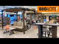 BIG LOTS PATIO FURNITURE GAZEBOS SOFAS ARMCHAIRS TABLES SHOP WITH ME SHOPPING STORE WALK THROUGH