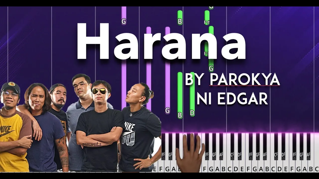 Harana by Parokya ni Edgar piano cover + sheet music & lyrics