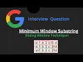 Minimum Window Substring - Sliding Window