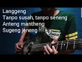 Download Lagu Sugeh Tanpo bondo Sujiwo Tedjo lirik cover fingerstyle belajaran
