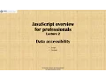 JavaScript lecture 2 Data Accessibility russian language