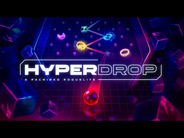 JUST. ONE. MORE. DROP. | HYPERDROP: A Pachinko Roguelite Announce Trailer
