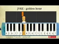 Download Lagu JVKE | golden hour | not pianika easy