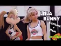 SPACE JAM Lola Bunny Costume DIY Makeup Tutorial