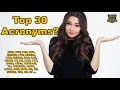 Top 30 Military Acronyms for New Family Service Members