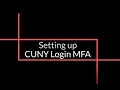 MFA Setup and Login