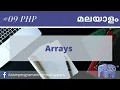09 Arrays Learn PHP Malayalam PHP Malayalam tutorials