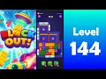 Block Out Hard Level 144 Solution Walkthrough