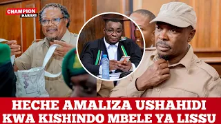 HECHE AMALIZA USHAHIDI KWA KISHINDO MBELE YA KATUGA WAKILI MKUU WA SERIKALI 