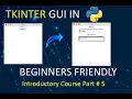 GUI in Python Using Tutorial for Beginners Add Text Control Button Event Handler Part 5