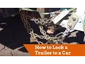 How to Lock a U-Haul Trailer to the Tow Vehicle