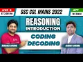 Introduction Coding Decoding SSC CGL MAINS 2022 Reasoning - Abhishek Sharma