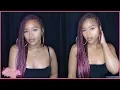 Deep Small Box Braids Start to Finish
