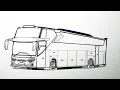 Bus JB 3, Cara Menggambar Bus JB3,Bus TELOLET BASURI