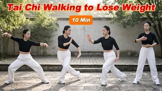 10 Minute Full Body Tai Chi Walking Workout to Lose Weight, Improve Balance & Feel More Energized
