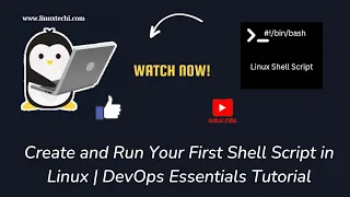 Create and Run Your First Shell Script in Linux DevOps Essentials Tutorial