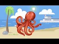 🐙 O POLVO | Música Infantil de Animais Marinhos para Crianças | CANÇÃO DO POLVINHO