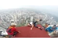 Download Lagu 🙀 BASE JUMP GOES HORRIBLY WRONG! Andy Lewis Takes a Dramatic 1,200ft Plunge off KL Tower! 🙀