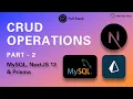 NextJS 13 and MySQL CRUD Operations using Prisma Full Stack Journey Part 2-Modeling Relation