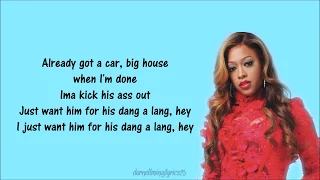 Trina - Dang A Lang (feat. Lady Saw & Nicki Minaj) Lyrics Video