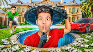 اختفيت لمدة 24 ساعة في مكان سري 😱 اول شخص يلاقيني يفوز بكل ثروتي ! 🤑