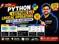 Python Tutorial in Marathi Lecture 11 AND OR Conditional Expression all any