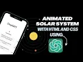 Create a Stunning Solar System Website Using HTML and CSS