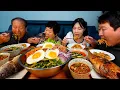 Young radish Kimchi Bibimbap - Mukbang eating show