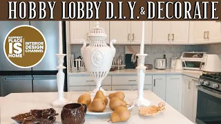 Hobby Lobby Shop With Me 2026 Fall Holiday Decor Easy Dining Room Restyle DIY Paintingj