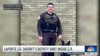 Laporte County deputy shot inside hospital ER