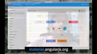 Angular Material Design http from AngularJS Flickr API