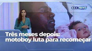 Três meses após acidente na Beira-Mar, motoboy paraplégico espera por justiça | SCC News | 26/10/26