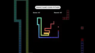 Snake Game Using Python Language Python Projects Subscribe For Code