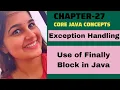 Use of finally block in Java Exception Handling in Java Java Tutorial For Beginners ch-27