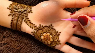 Mehndi Design simple and easy / front mehndi design simple / mehndi design for girls