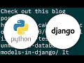 How to create table during Django tests with managed False