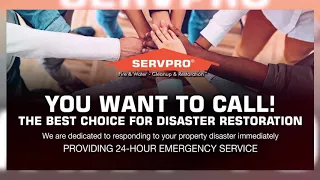 Local restoration experts at SERVPRO provide emergency fire damage cleanup and repair services