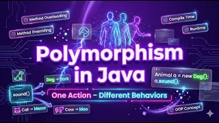 Polymorphism in Java 4 Pillars of OOPS in Java