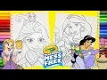 Crayola Color Wonder Princess Jasmine Rapunzel Coloring Pages for kids