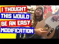 Telecaster Control Plate Flip Modification