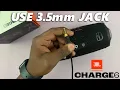 How To Connect Aux Cable 3 5mm Headphone Jack To JBL Charge 6