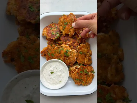 Chicken Fritters | FeelGoodFoodie