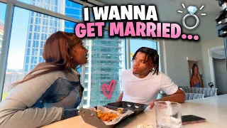 Telling My Boyfriend I WANT TO GET MARRIED NOW … 💍😭😍