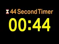 44 Second Timer Alarm Simple Timer