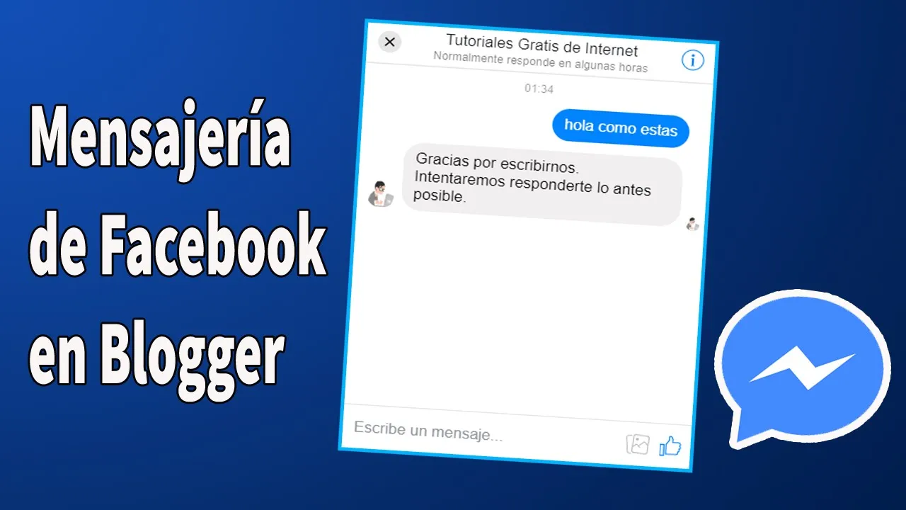 Como Agregar Mensajería de Facebook en Blogger
