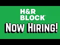 H R Block is Hiring