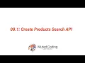 08 1 Create Products Search API - Build Full Ecommerce Site