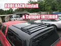PICKUP TRUCK CAP roof rack headliner Install DIY how to
